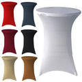 80x110CM Custom Round Woven Spandex Durable Table Covers for Party Outdoor Events MegaBDM