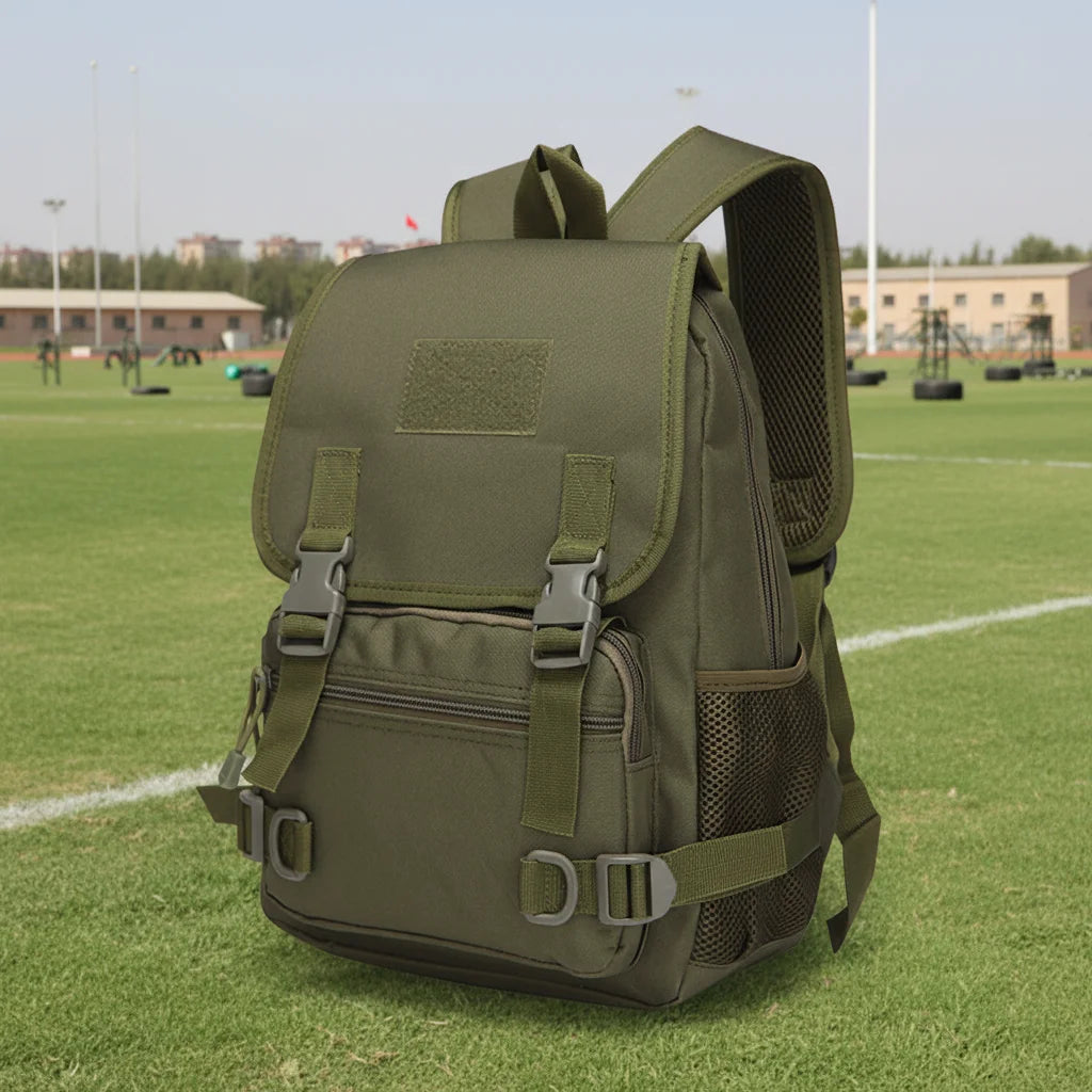 Tactical National Style Mini Outdoor Rucksack Water Resistant Polyester Backpack for Unisex 20L