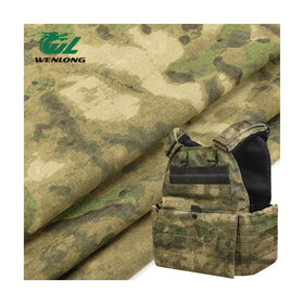 530D 100% Nylon A-TACS-FG Tear-Resistant Water Resistant Camouflage Cordura Fabric for Tactical