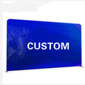 Aozhan 1x3m Tension Fabric Photo Booth Background Single Sided Custom Printed Backdrop Banner Wall Stand for Trade Shows