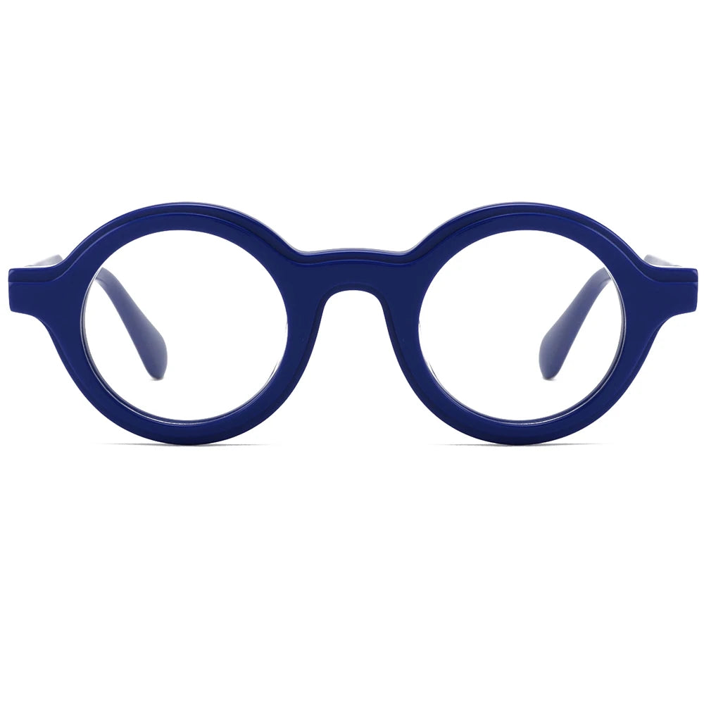 FEROCE Small Size Round Shape Thickness Acetate Optical Eyewear Spectacle Frames for Eyeglasses