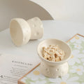 Creative Cheese-Shaped Ceramic Pet Bowl for Cat and Puppy Food and Drink