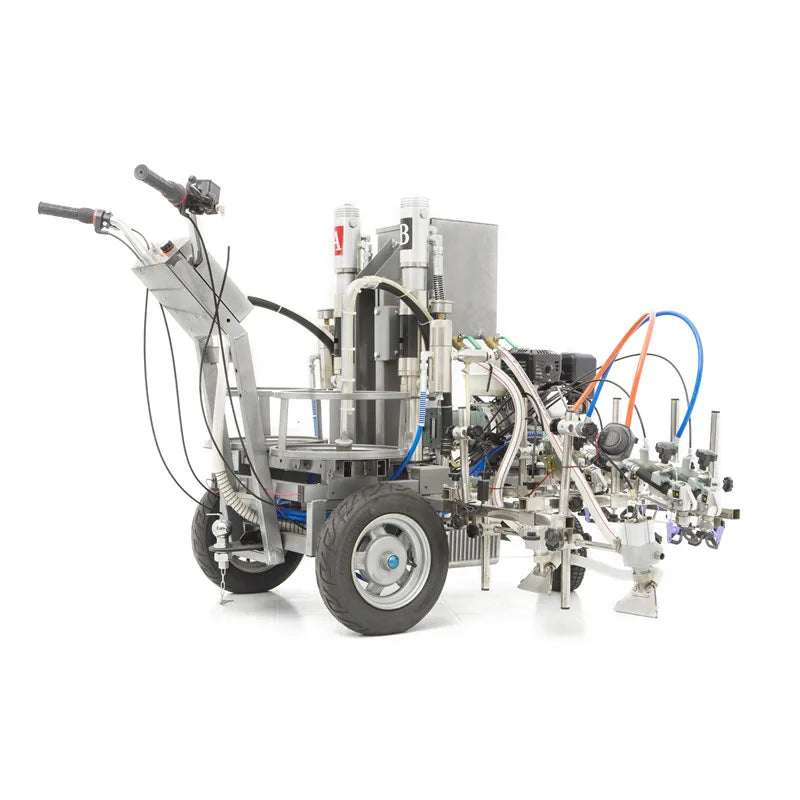 Cold Paint Airless Road Line Marking Machines PT-300HS Two-component Marking Machines