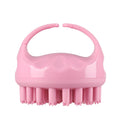 Hot Selling Light Pink and Light Blue Color Hair Brush Customized Silicone Scalp Massager Removing Dead Skin Cells Body MAssager