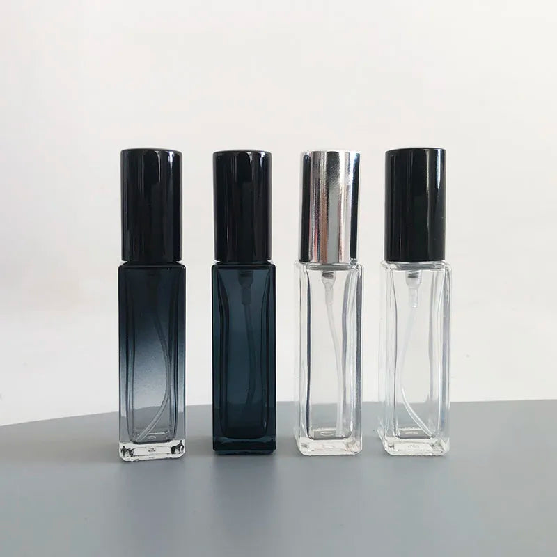 10ML Custom Gradient Perfume Tester Bottles 3ml Portable Refillable Perfume Glass Sample Spray Bottle