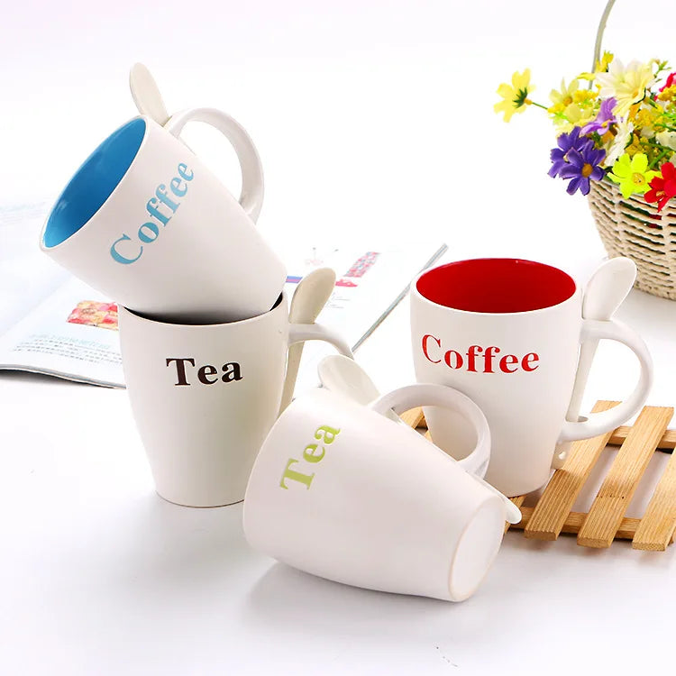 11oz Ceramic Latte Mug Plain Blank Enamel Sublimation Cup for Business Gifts