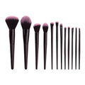 High Quality Makeup Brush Set 12pcs Black Synthetic Makeup Brushes Foundation Powder Contour Blush Eye Cosmetic Brush Set