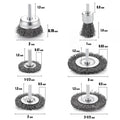 Wire Brushes for Cleaning 1/4 Inch Arbor 0.012 Inch Coarse Carbon Steel Crimping Wire Wheel