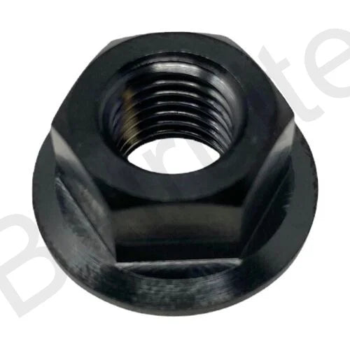 China Quality M5 M6 M7 M8 M10 M12 Titanium Flange Shoulder Hex Nut Titanium Nut M10 Anodized Color Titanium Alloy Nut DIN 6923