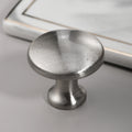 Modern Minimalist Sand Nickel 1-Hole Cabinet Pulls Slim Drawer Wardrobe Handles Durable Furniture Hardware Kitchen Dresser