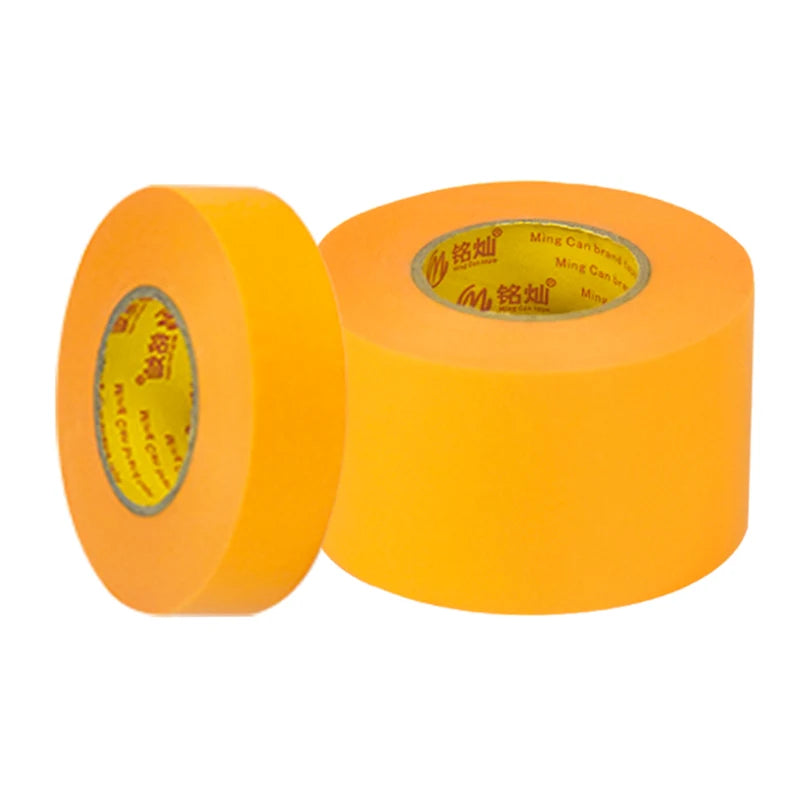 Mingcan Orange Color Goldband Masking Tape Roll for Car Automotive Painting Indoor Outdoor Use