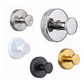 Seamless Stainless Steel Vacuum Coat Hook Punch-Free Suction Cup Wall Hook for Bathroom Kitchen Wardrobe