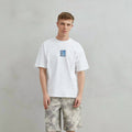 Unisex Oversized 100% Cotton Jersey Solid White Short Sleeve T-Shirt Size S Imperio Shop Lestel Ferit Design Barcelona