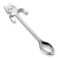 Cute Cat Coffee Spoon Stainless Steel Creative Cat Spoon Teaspoon Dessert Snack Scoop Ice Cream Mini Mug Tea Cup Spoon Tableware