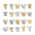 Zuola Fashion Jewely Non-Piercing Clip-on Earrings Hoop 18K Real Gold Plated Zircon Snowflake Ear Cuff Earring Women