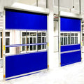 Modern Design Industrial High-Speed Roll-Up Door Transparent Automatic Steel Frame PVC Curtain Windproof for Outdoor