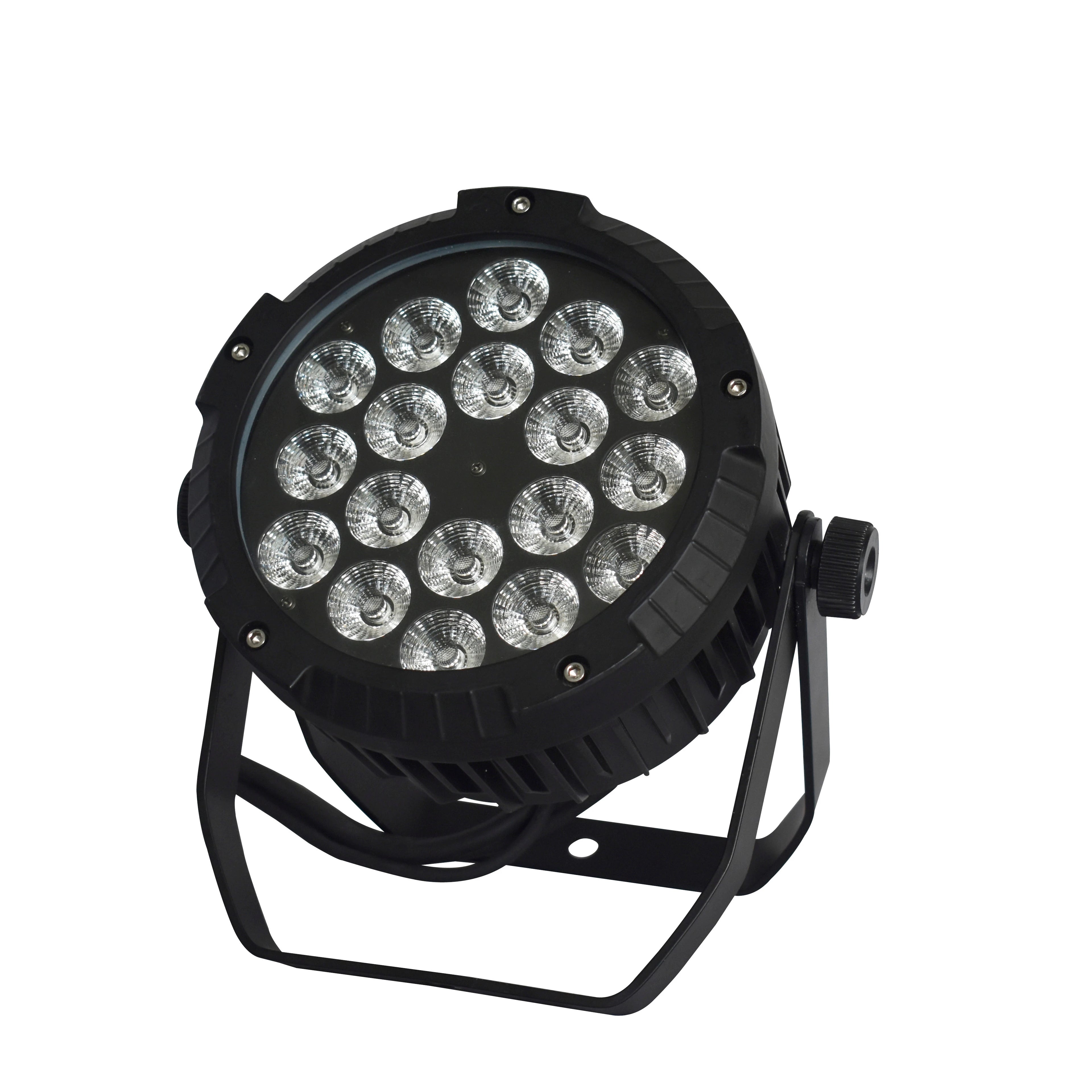 High Brightness 18pcs*10w LED Par Light IP65 Waterproof for Club Disco DJ Theme Park Christmas Stage Light 1-Year Warranty