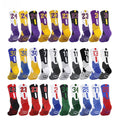 Customized Basketball Socks with Player Numbers and Logo Mid-Calf Jacquard Sports Socks Athletic Socks Manufacturer