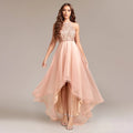 TW00128 Gowns for Women Evening Dresses Splice Multi Layer Mesh Sleeveless Halter Irregular Sequin Ball Gown Party Prom Dresses