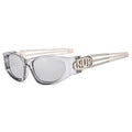 Hot Selling Y2K Futuristic Technology Sunglasses for Unisex Retro Hip-hop Style Women's Version Alloy Frame PC Lens Wholesale