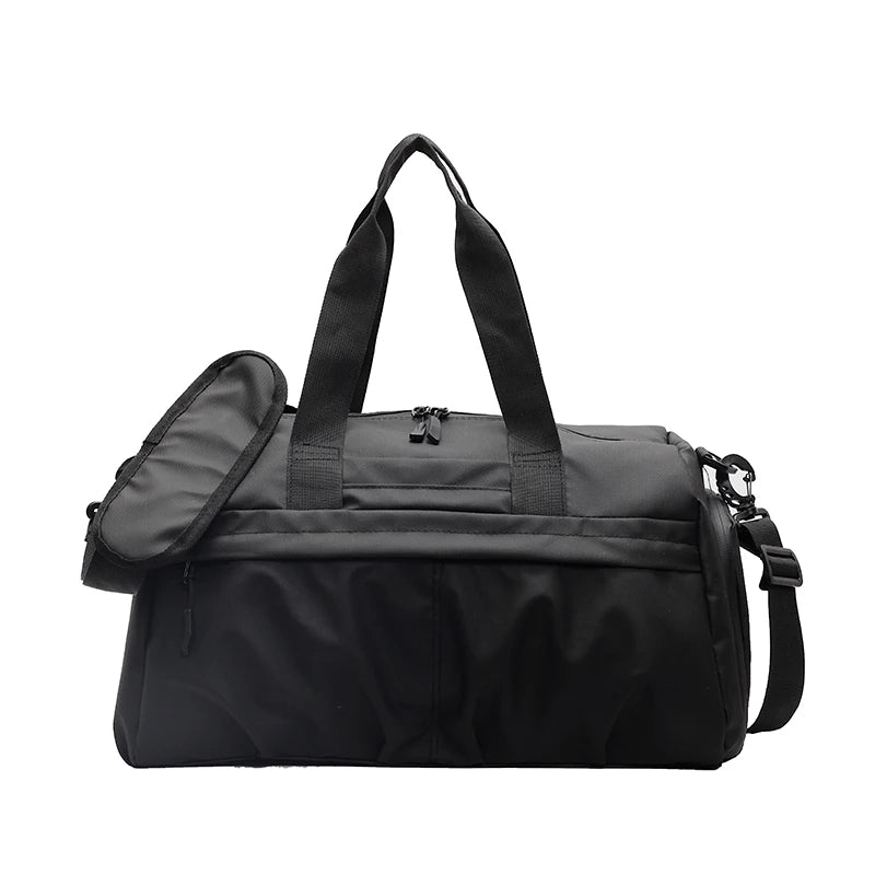 Women Canvas Travel Bag with Shoe Compartment Large Capacity Carry on Luggage for Yoga Gym Sports Stylish Duffle Bag
