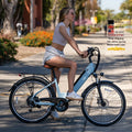 Skinny CS20 Ebike EU Stock Factory Direct Price Step Motor  Through Skinny Ebike 25km/h Electric City Bicycle