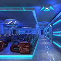 WE E-sports Hostel Design and Decoration Gaming Room Design E-sports Gaming Hostel