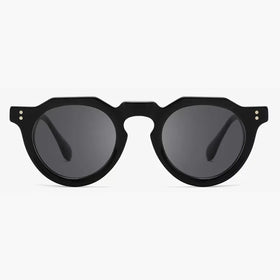 2023 Vintage Unique Acetate Sunglasses for Men Luxury Oval Sun Glasses Custom LOGO Polarized Shield Blue Red Clear Gray Frames