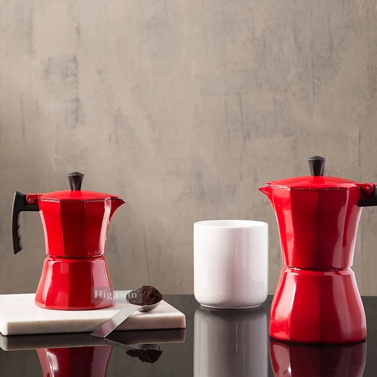 Stovetop Aluminum Moka Pot Espresso Coffee Maker Mocha Coffee Pot