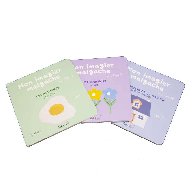 Factory Custom Size Kids Board Book Thick Board with HardCover  Printing Services