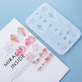 YS Resin Mold Romantic Holiday Earring Molds Silicone Resin Cabochon Making Earrings Making Jewelry DIY Clear Mold for UV Resin MegaBDM