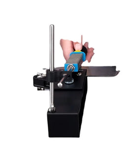Knife Sharpener Tool 360degree Rotation Flip Design Fixed-Angle Slicker Edge Sharpener with 3 Diamond Sharpening Plates