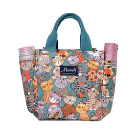 Wholesale Custom Meal Prep Bento Bag Sublimation Lunch Tote With Mummy Zipper Bag for Meal Preps and Lunches