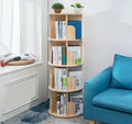 2025 New Modern Design Solid Wood Rotating Bookshelf for Children for Living Room Kindergarten Warehouse Apartment