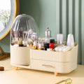 Modern Multifunction Organizer Dresser Swivel Desktop Shelf Dustproof Makeup Storage Case for Plastic Storage Bins Boxes