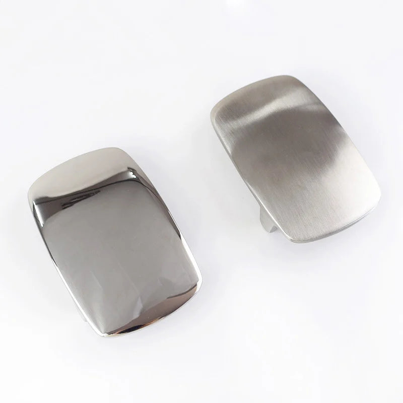 Deepeel AP389 40mm Stainless Steel Belt Buckle Belt Accessories Smooth Buckle for Man Solid Stainless Steel Waistband Head