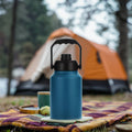 Best Price 64oz 128oz Stainless Steel Sports Water Bottle Double Wall Vacuum Insulated Jug Growler Beer Mug Thermos 12-24hr