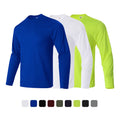 Wholesale White Long Sleeve Shirt Football Jersey Quick Dry Polyester Long Sleeve t Shirt for Sport Wear