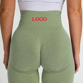 2023 New Trendy High Waist Workout Yoga Leggings for Women Casual Breathable Sports Fitness Clothing 22 Colors Seamless Yoga