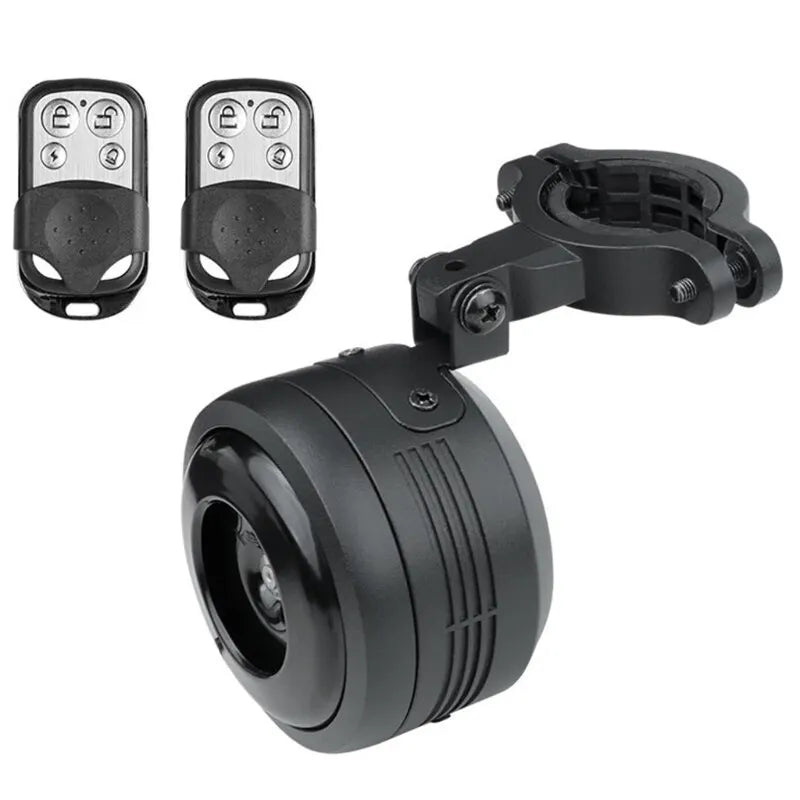 Bicycle Bell Electric Horn With Alarm Super Sound for Scooter MTB USB Anti-Theft Horn Alarm Siren Remote Control Bike Horn