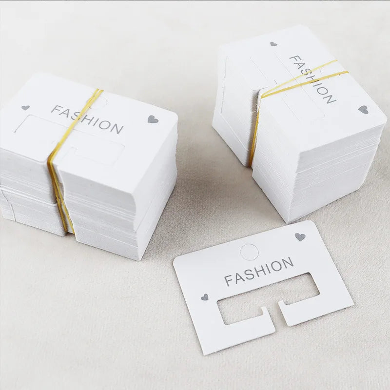MIO Wholesale Hair Claw Display Cards Custom Logo Print Cardboard Paper Packaging for Hair Accessories Clip