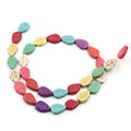 Turquoise Beads Leaf 9x14mm 28pcs Per Strand Gemstone Pendant Turquoise Stone