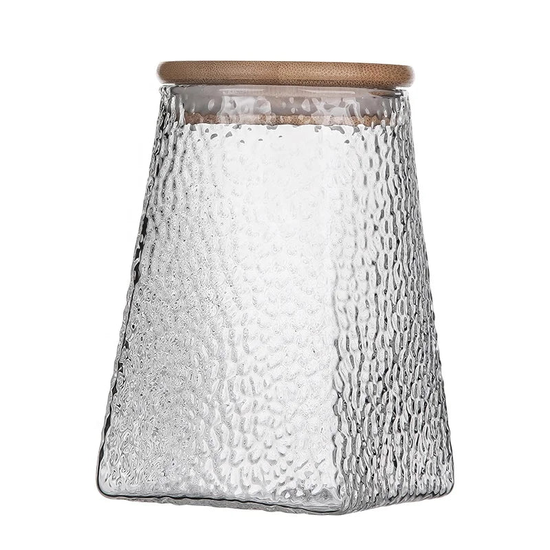 China Supply High Borosilicate Glass sealed air Tight Storage Jar