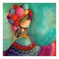 Ever Moment DIY Diamond Painting Weaving Girl Full Square Drills Home Decoration ASF1147