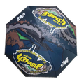 Custom Promotional Advertisement Gift Digital Full Printing Big Logo Straight Auto Open Golf Umbrella With Logo Prints
