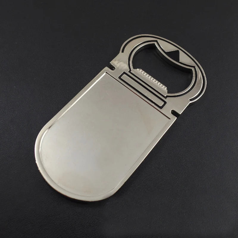 Custom Promotional Blank Metal Beer Bottle Opener Fridge Magnet