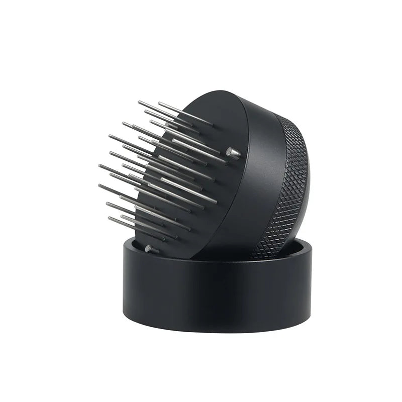 Stainless Steel Stirring Tool 58mm Professional Espresso Distributor Coffee Powder Needle With Base