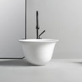 Sanitary Ware Creative Deep Design Table Top Ceramic Wash Basin Sink for Bathroom