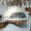 Winter Outdoor Luxury Iglu Tent Geodesic Glamping Clear Igloo Dome House