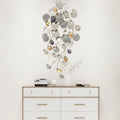 Light Luxury Ginkgo Leaves 3D Metal Wall Art Iron Nature Decor for Home Living Room Hanging Function